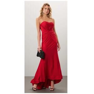 NWT FAVIANA Knot Front Gown Size 4